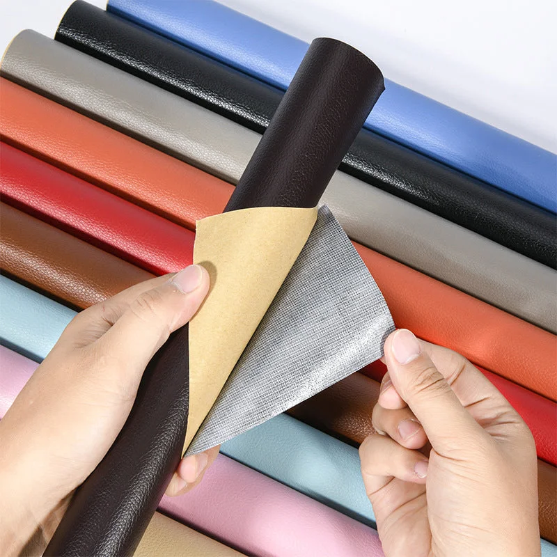 Leather Sofa Repair Patch Self-Adhesive Cuttable 19.7 x 53.9 Inches