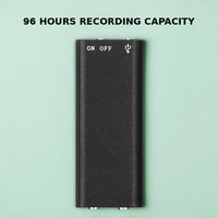 Voice-Activated Recorder Compact Portable Mini Digital USB Rechargeable Long Battery