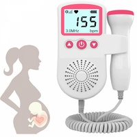 Fetal Doppler Heart Rate Monitor For Home Pregnancy Baby Heartbeat Sound Detector