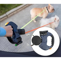 Double Dog Leash With Anti-Tangle Swivel For Two Dogs