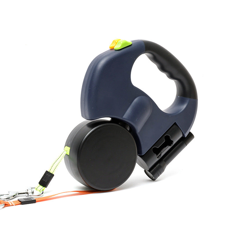 Double Dog Leash With Anti-Tangle Swivel For Two Dogs