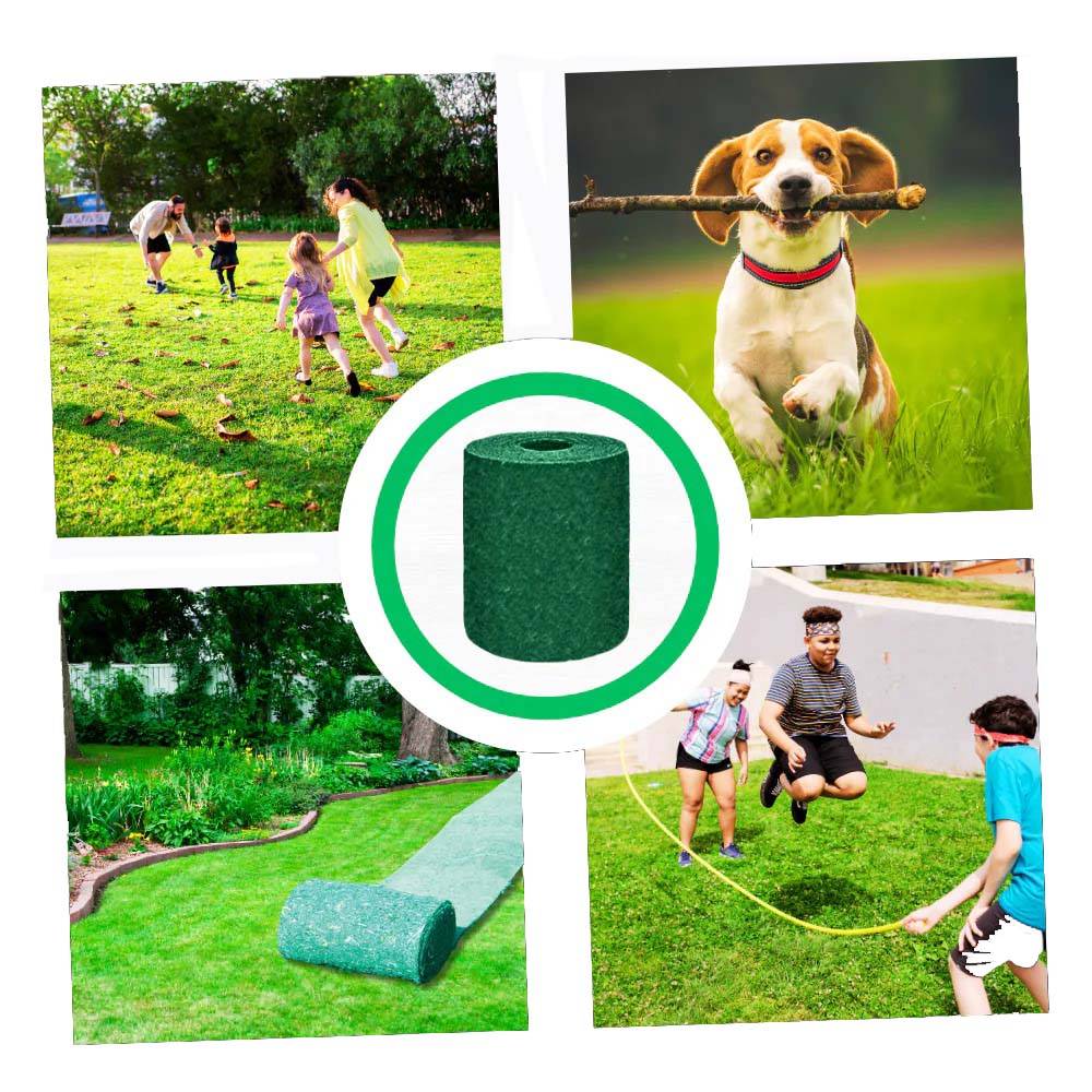 Grass Seed Repair Mat For Quick Green Lawn Patching And Germination