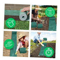 Grass Seed Repair Mat For Quick Green Lawn Patching And Germination