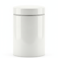 White Ceramic Rice Canister - Storage Items for kitchen