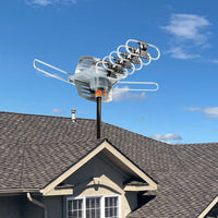 TV Antenna Long Range Digital HD 360° Directional Motor And Mounting Pole
