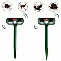 Solar Powered Infrared Animal Pest Repeller For Yard And Garden (1 Repeller)