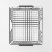 Dark Gray Stackable Wire Storage Basket - Storage Items for kitchen