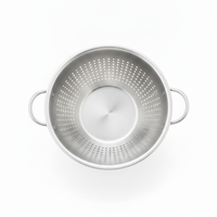 Silver Stainless Steel Colander Strainer - Stainless Steel Collection