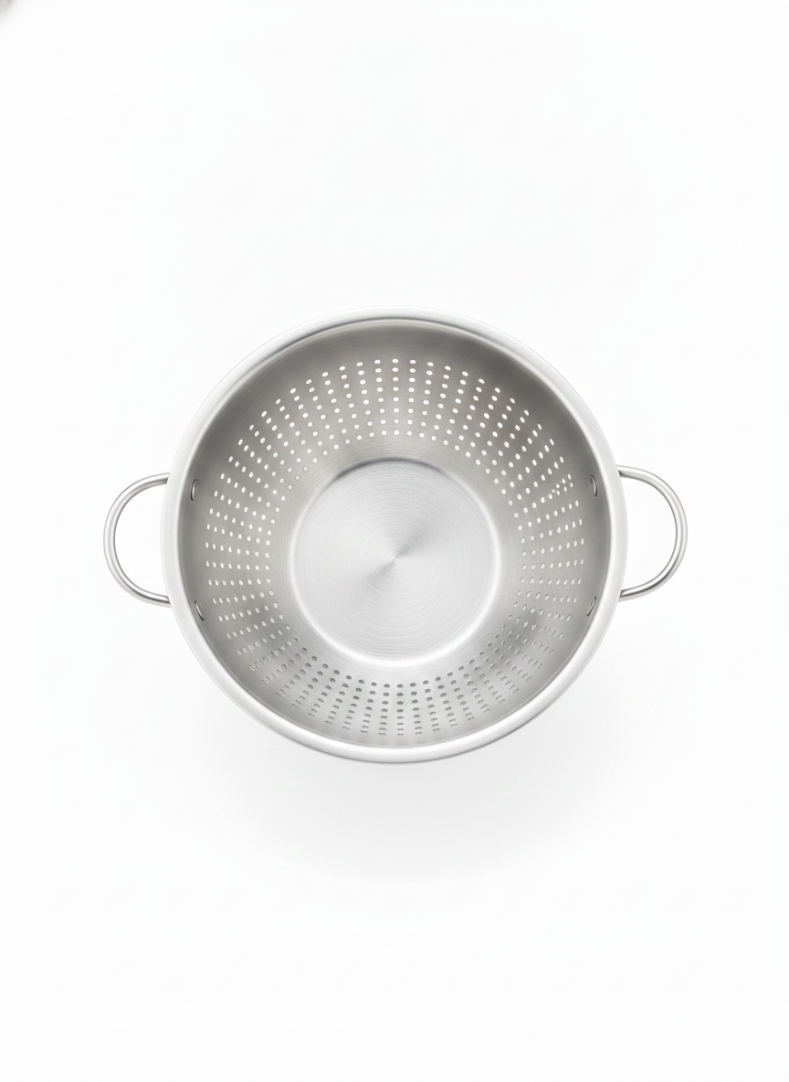 Silver Stainless Steel Colander Strainer - Stainless Steel Collection