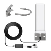 Outdoor HDTV Antenna 360° Omnidirectional Amplified 460-Mile Range 2025